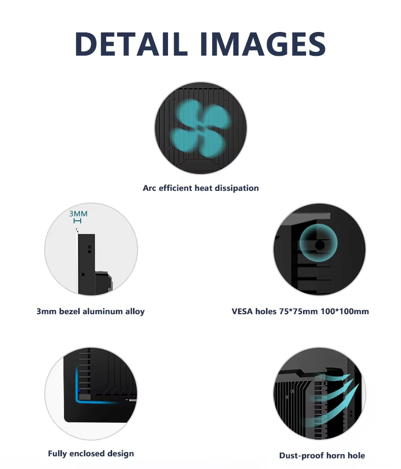 18.5" Industrial Touch Monitor Detail Images