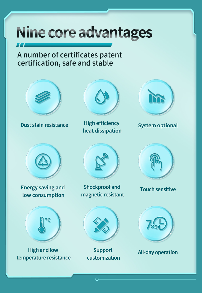 G2A Series Industrial Touch Panel PC nine core advantages – dustproof, shockproof, touch sensitive, and energy-saving with customizable options G2A Series Industrial Touch Panel PC nine core advantages – dustproof, shockproof, touch sensitive, and energy-saving with customizable options