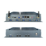 K2 Series Industrial Mini PC front panel interface layout – DC input, HDMI, VGA, USB, LAN, audio, and multiple COM ports including COM1 to COM6 K2 Series Industrial Mini PC front panel interface layout – DC input, HDMI, VGA, USB, LAN, audio, and multiple COM ports including COM1 to COM6