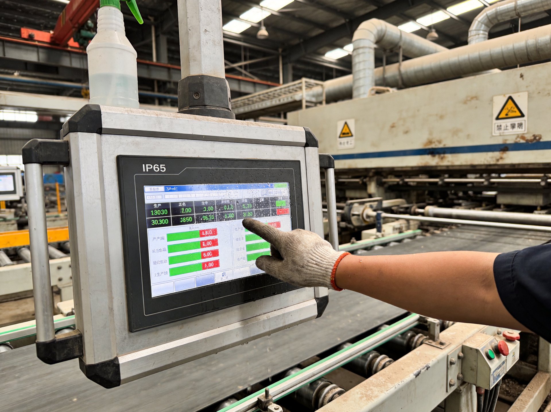 IP65 industrial touch display