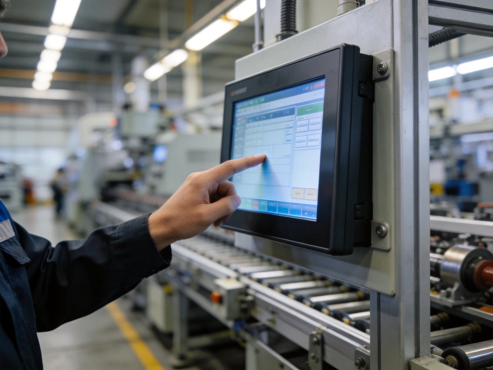 industrial touch screen calibration procedure