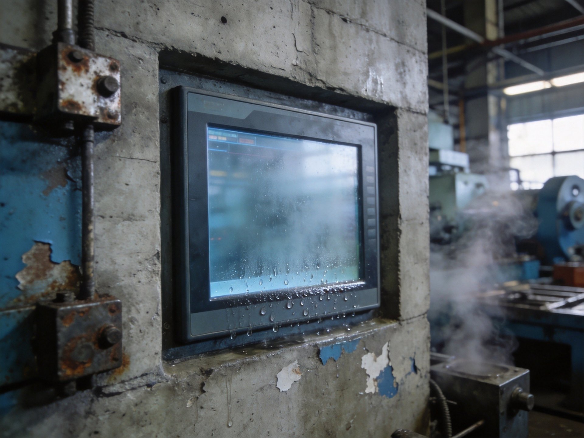 IP65 industrial touch screen sealing