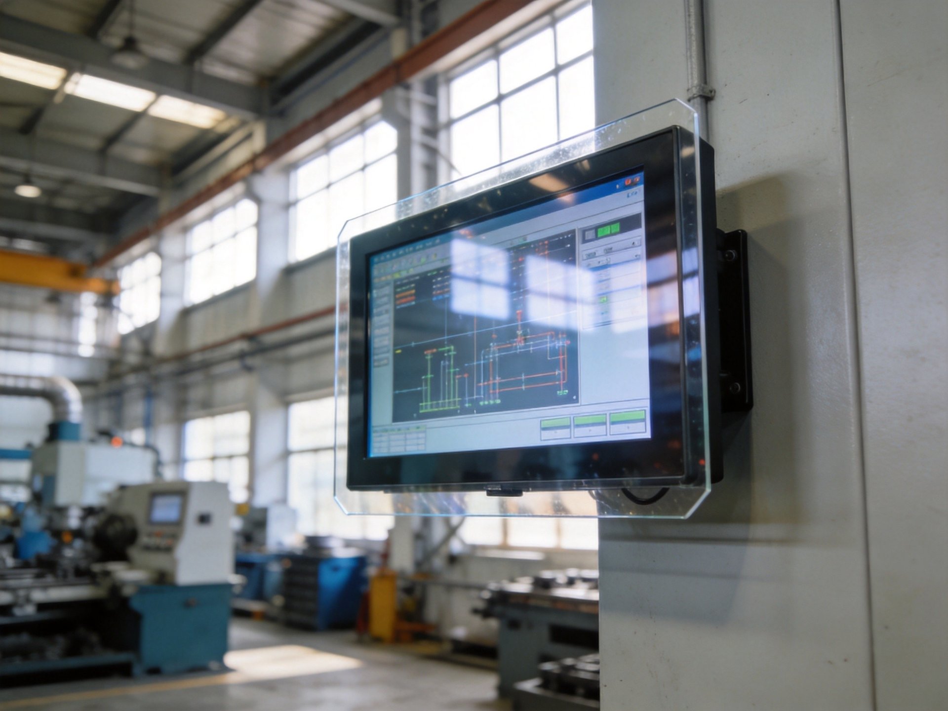 high brightness industrial display