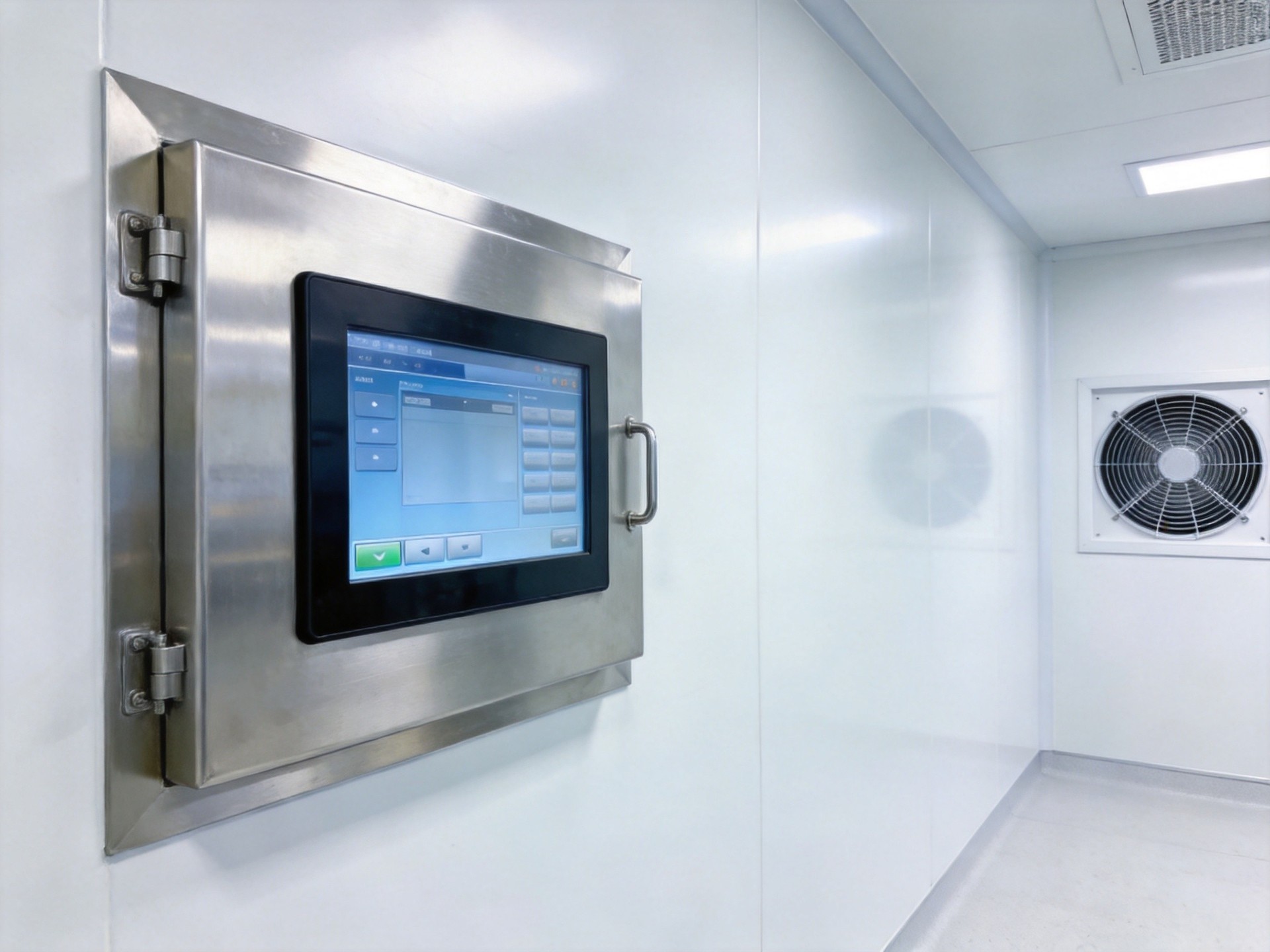 hygienic design industrial touch display