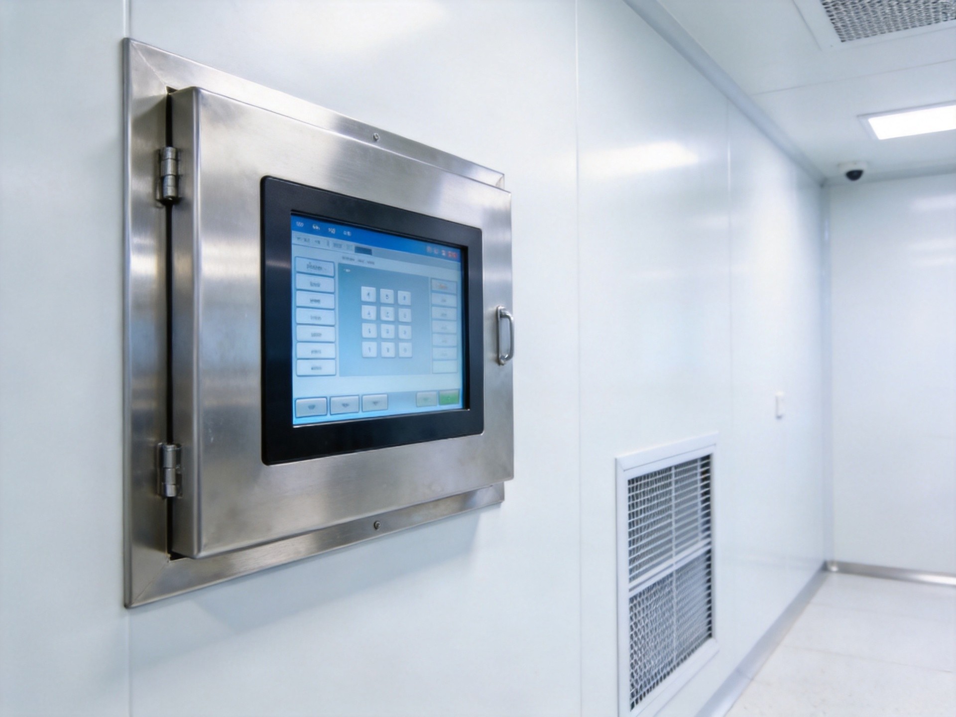 cleanroom certified industrial touch panel