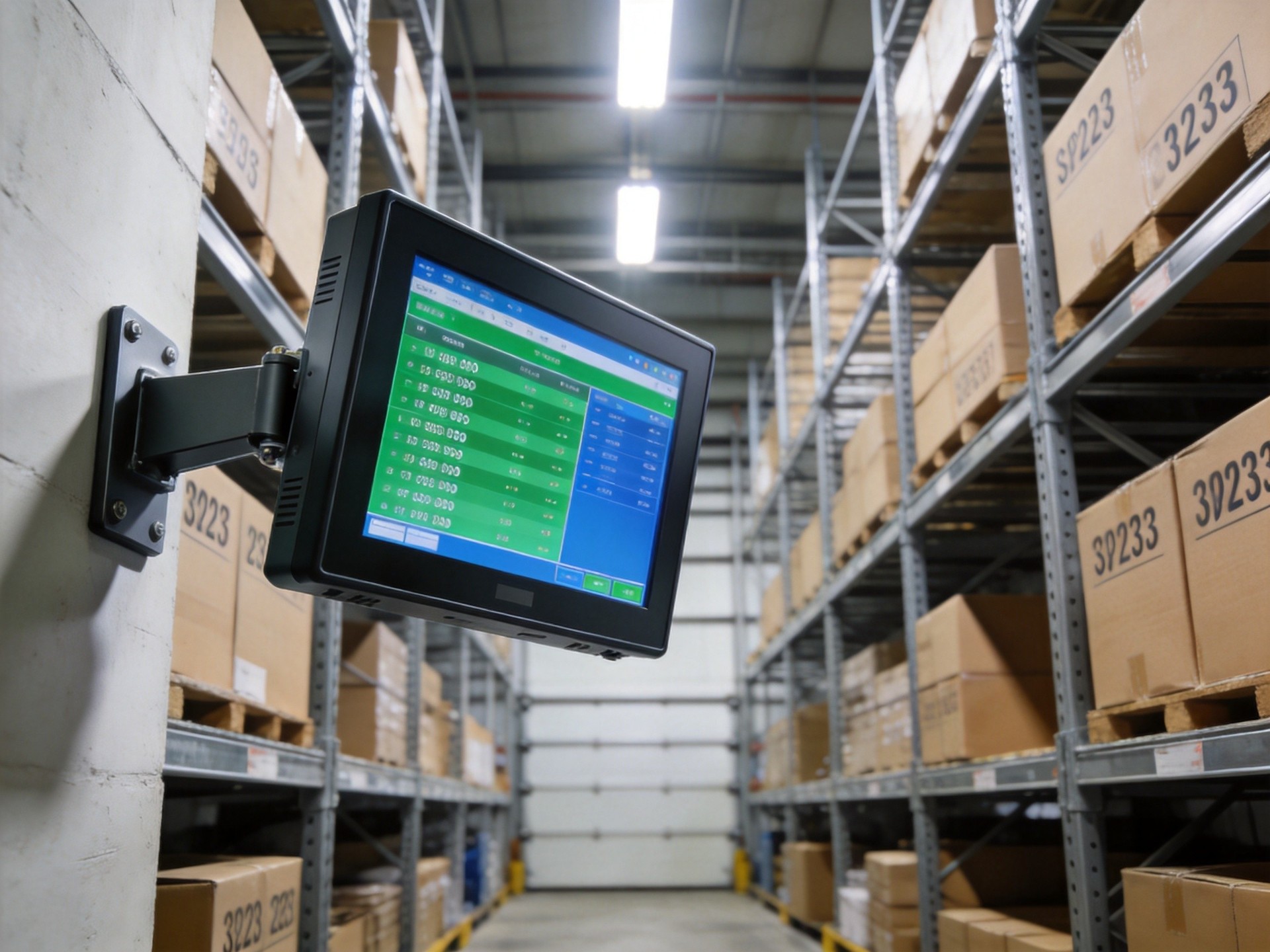 industrial panel PC warehouse inventory management