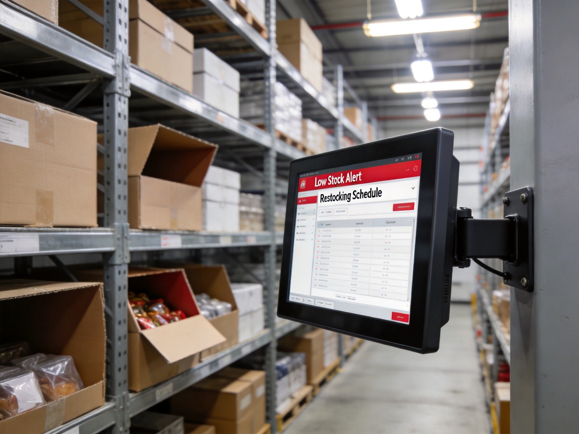 rugged industrial touch panel warehouse deployment