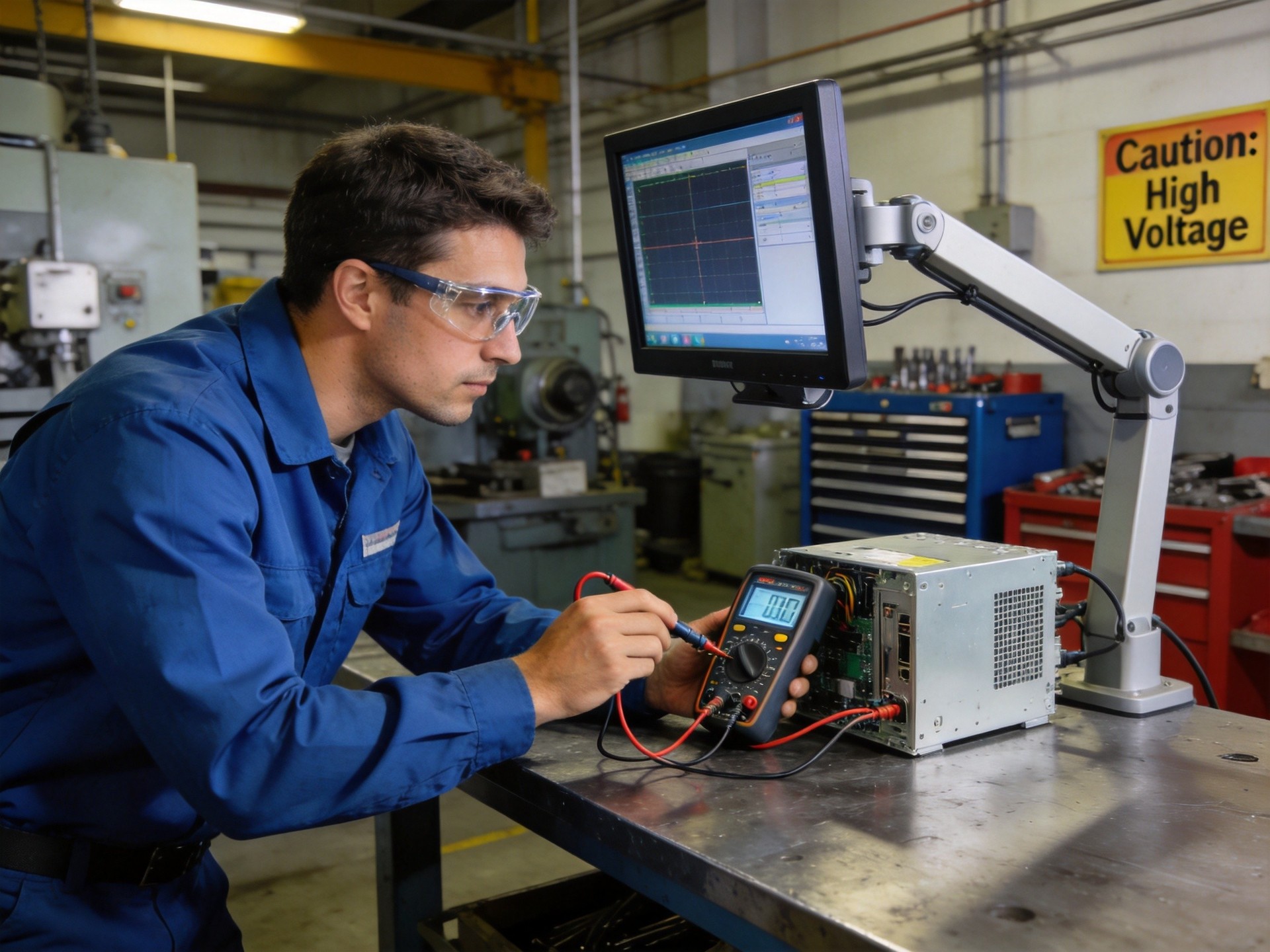 industrial pc power supply maintenance technician