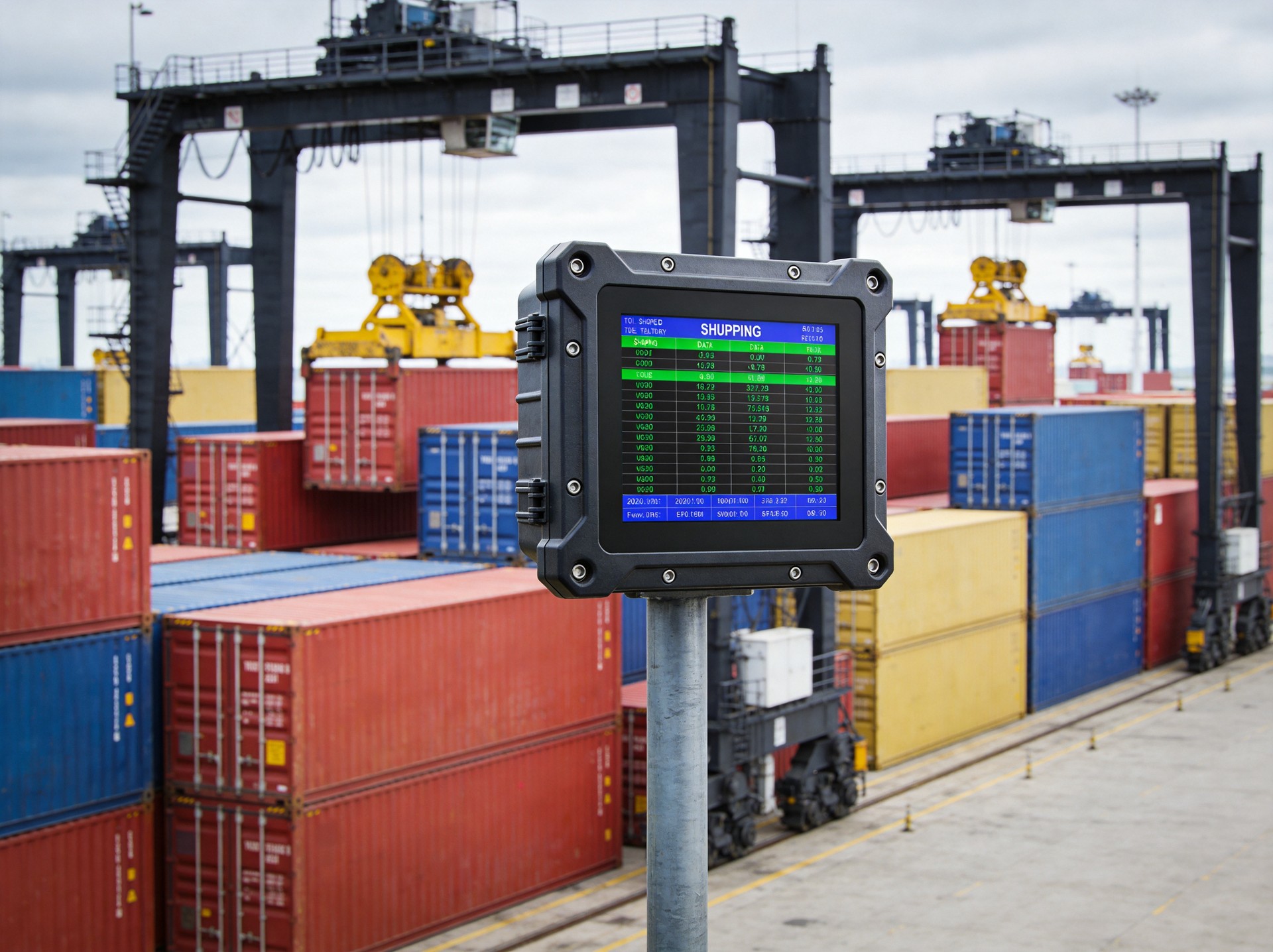 Port and Terminal Outdoor Displays: Rugged Deployment Solutions
