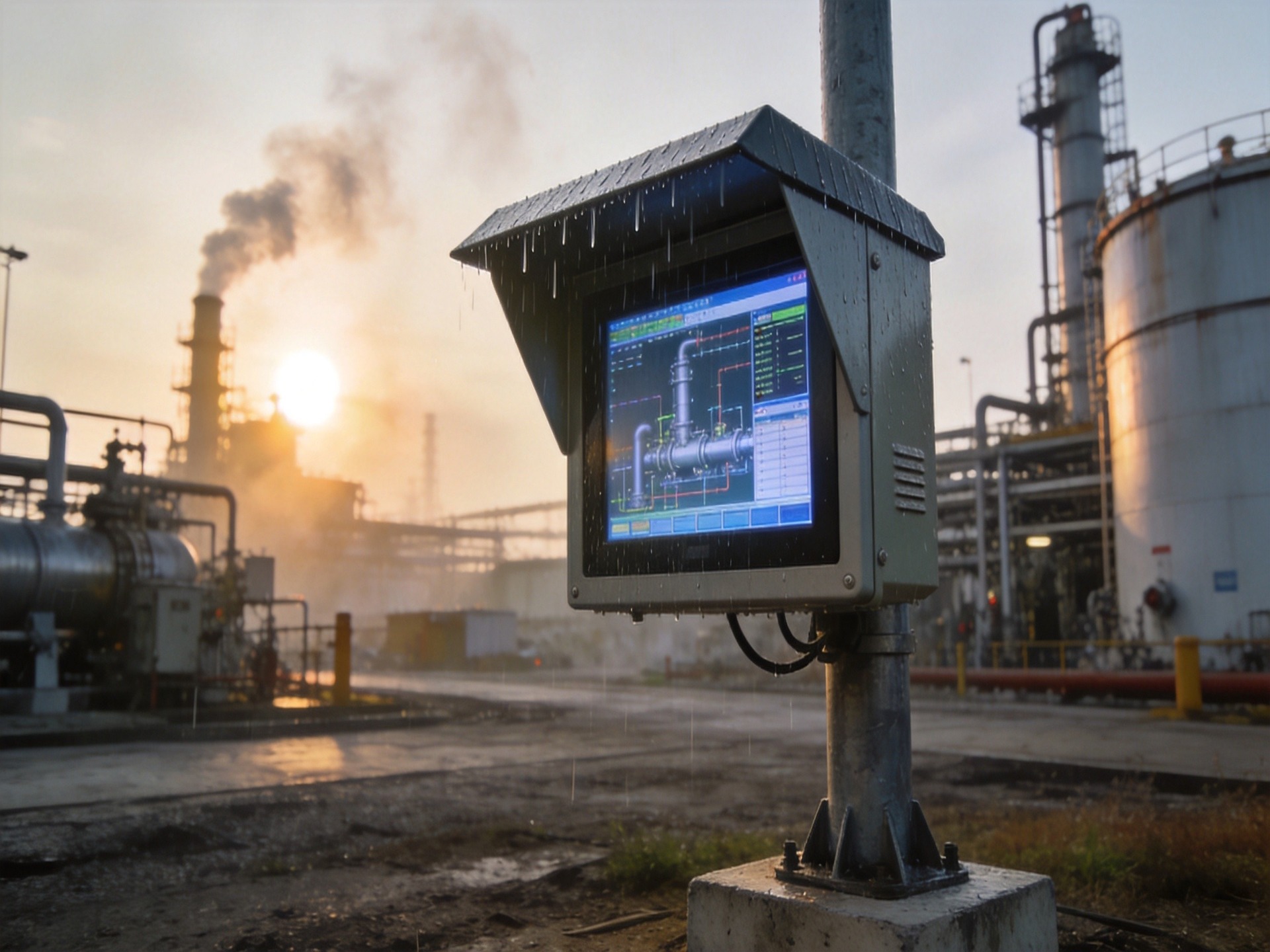 High Brightness Screens: Outdoor Readable Industrial Displays