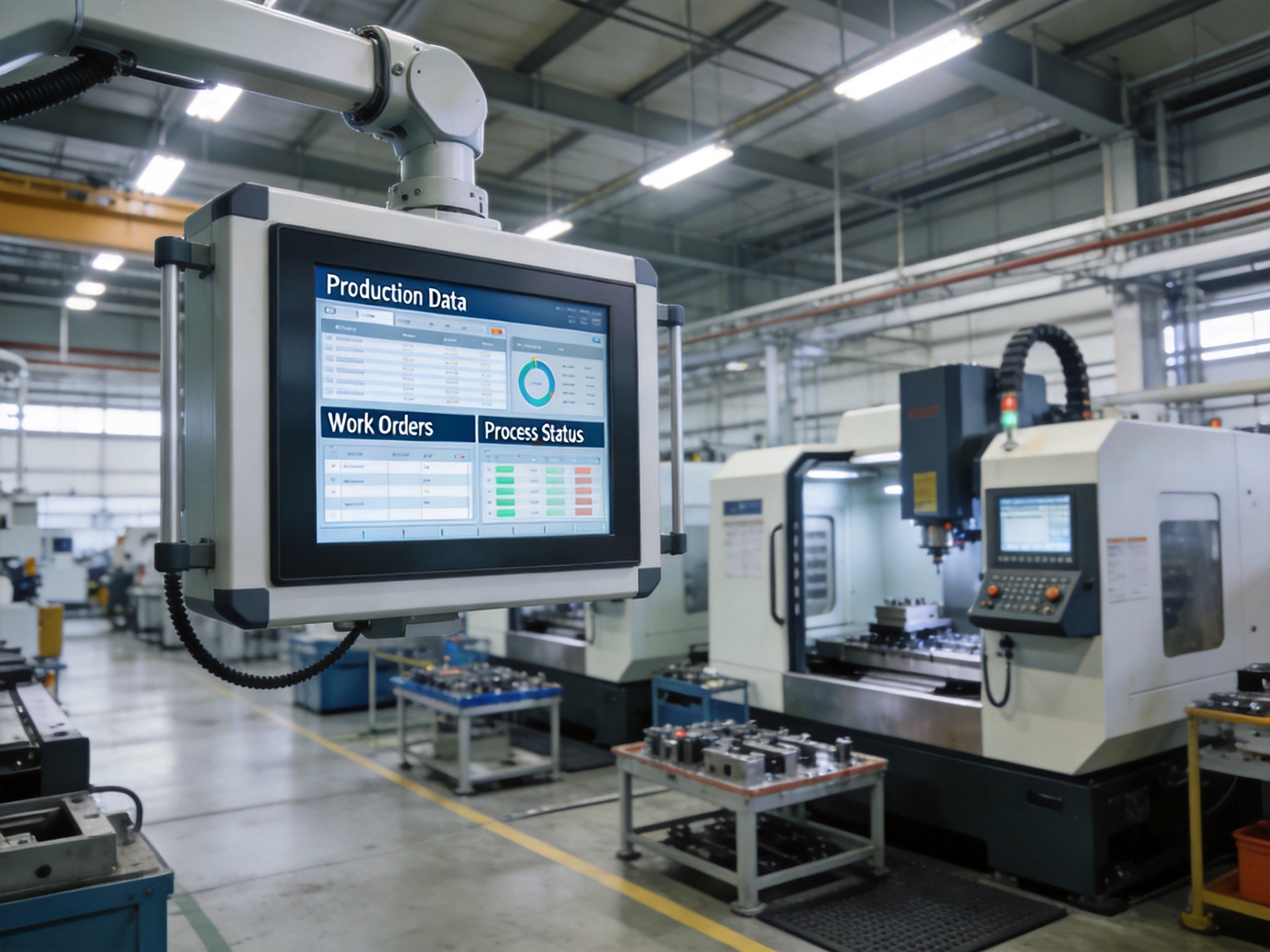 Deploying Industrial Panel PCs as MES Workstation Terminals in Discrete Manufacturing
