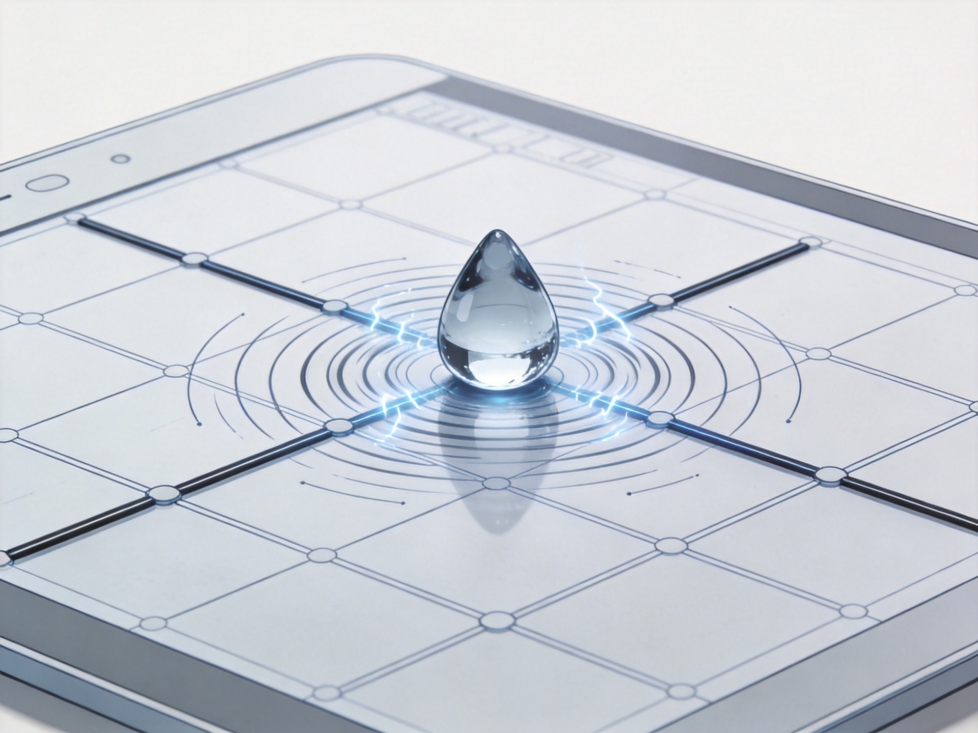 Capacitive Touch False Triggering: Water Droplet and Chemical Splash Mitigation in Washdown Environments
