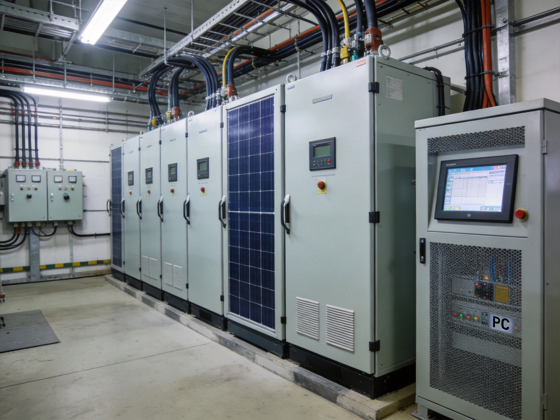 Three-layer EMI protection architecture for industrial panel PC in energy substation