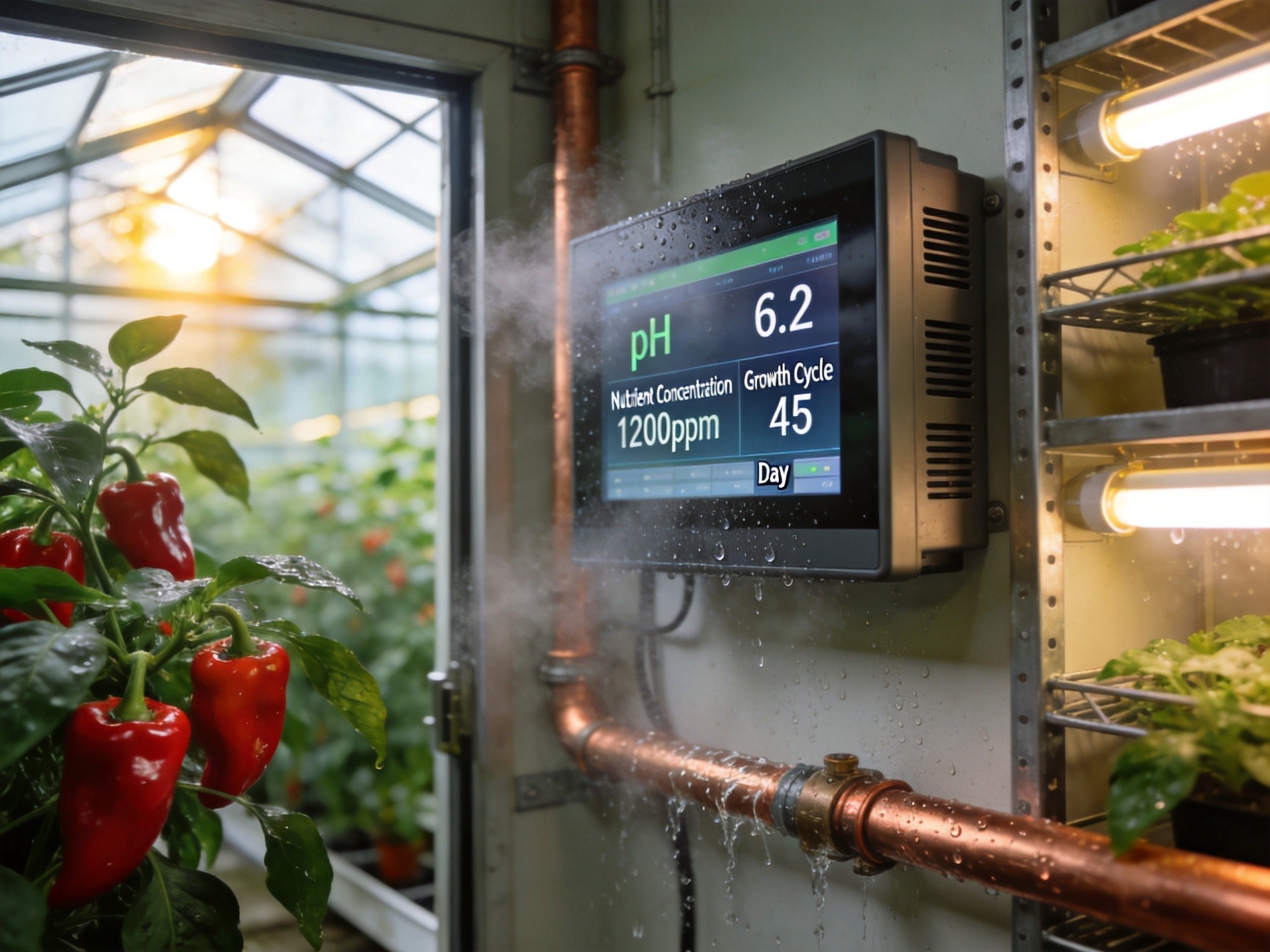 Cost comparison infographic showing proprietary vs open architecture greenhouse control systems