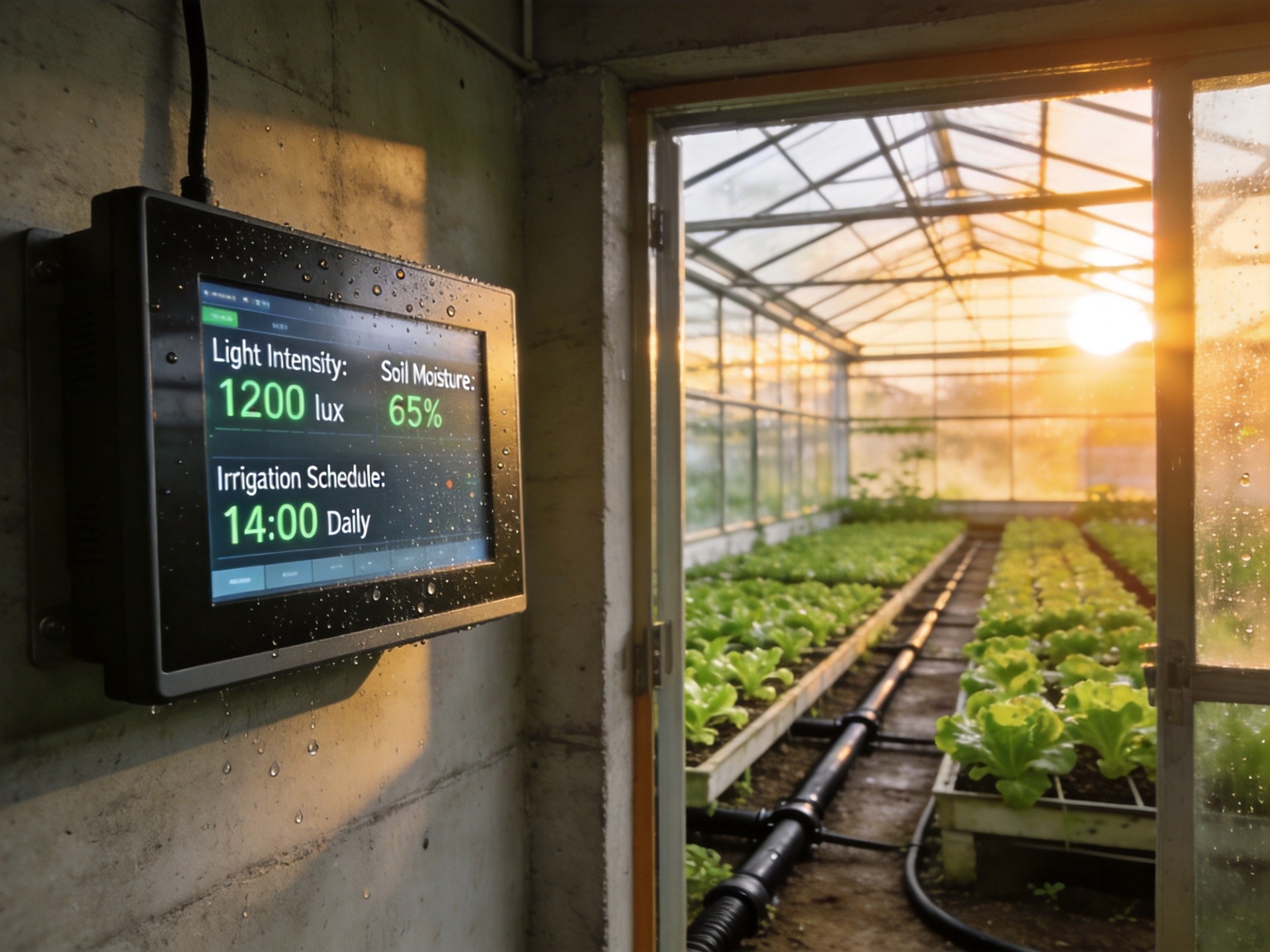 Three-phase migration diagram from proprietary to open-architecture greenhouse control system