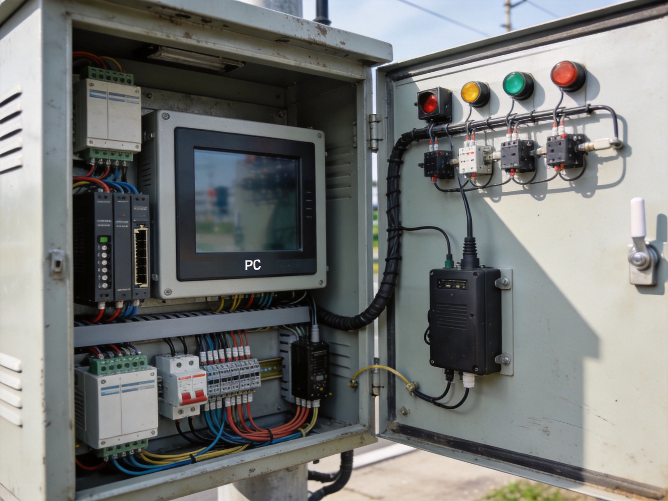 Smart Intersection Traffic Control: Embedded Panel PC Deployment in Roadside Signal Cabinets