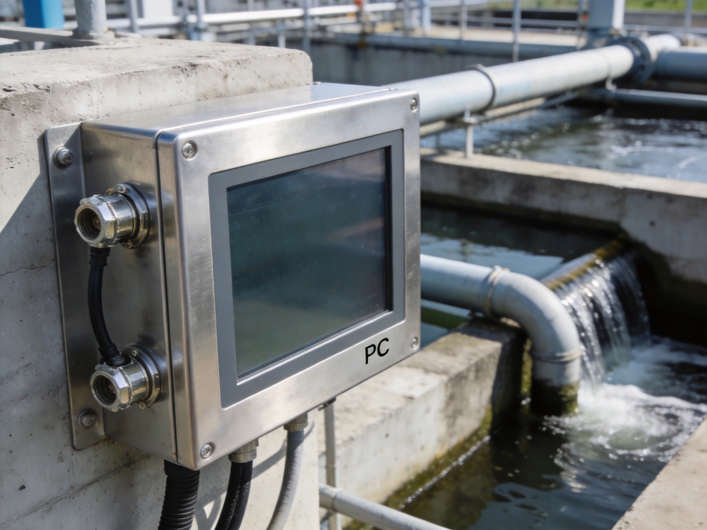 Wastewater Treatment SCADA: Corrosion Protection and Remote Monitoring for Industrial Panel PCs