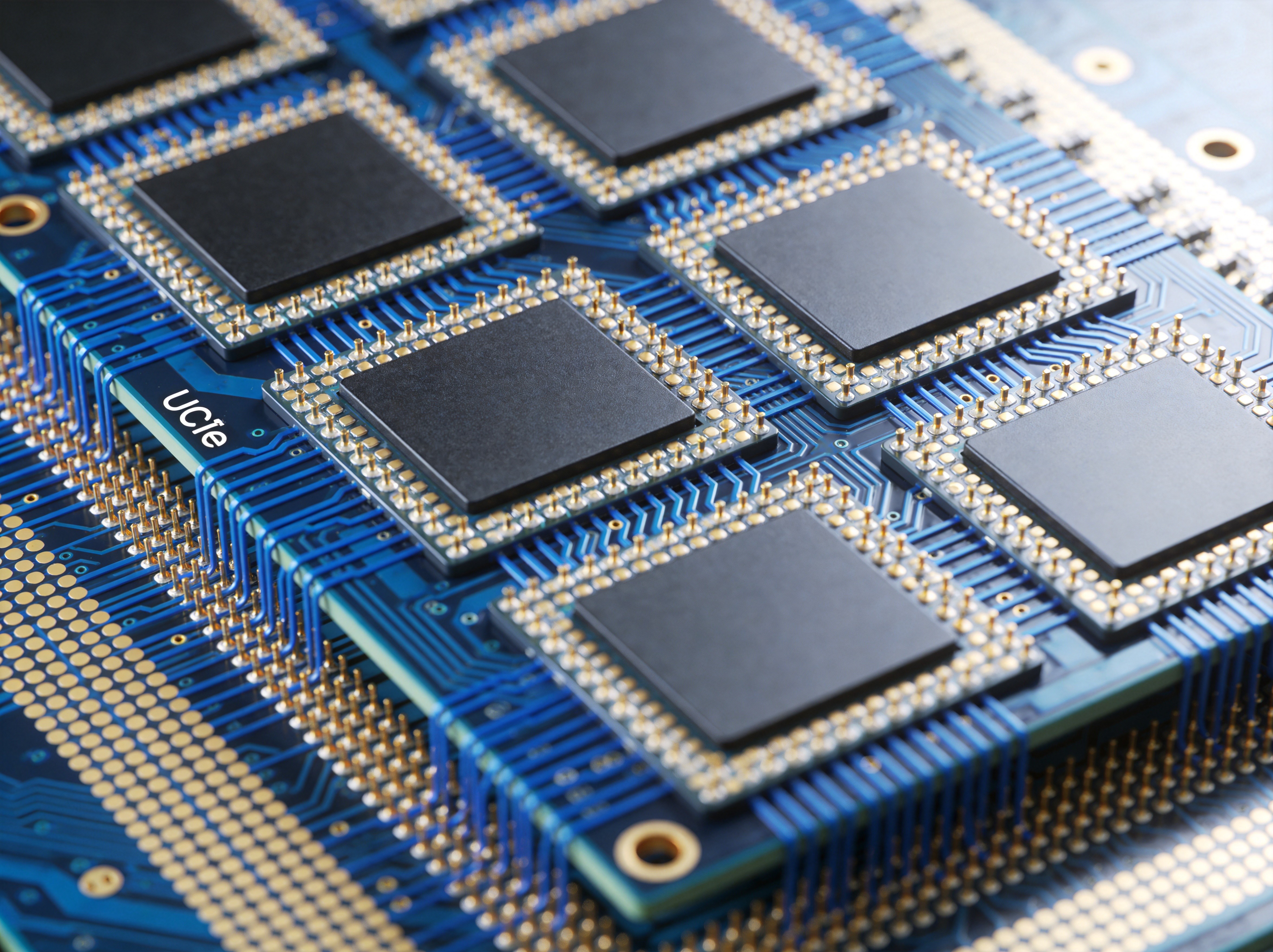 Thermal imaging comparison of monolithic vs chiplet-based industrial processor under load