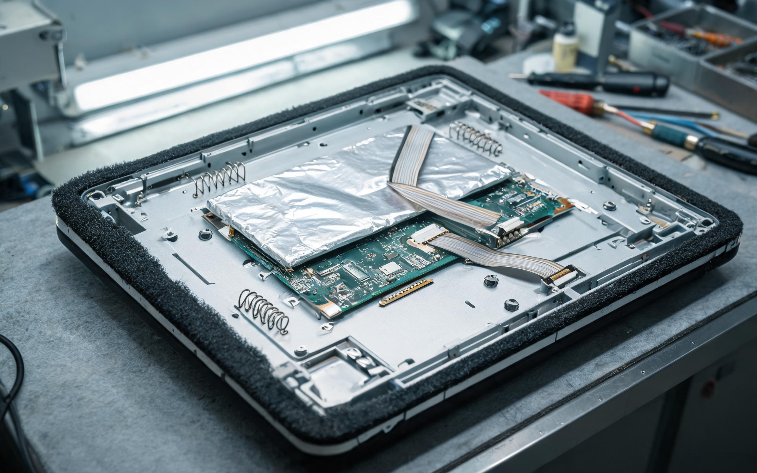 industrial touch screen internal chassis grounding and shielding design