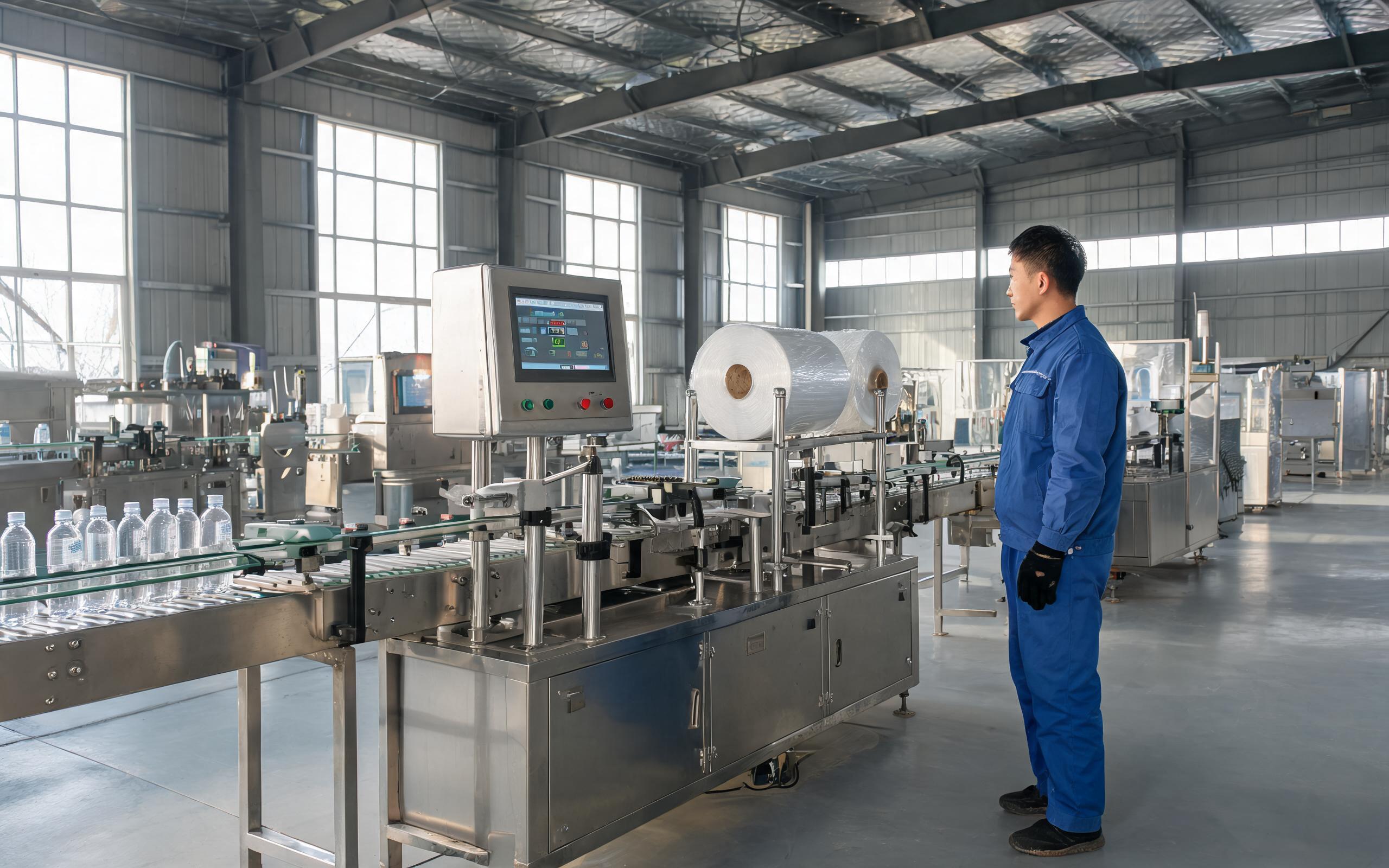 capacitive touch screen on packaging line showing phantom touch failure zone