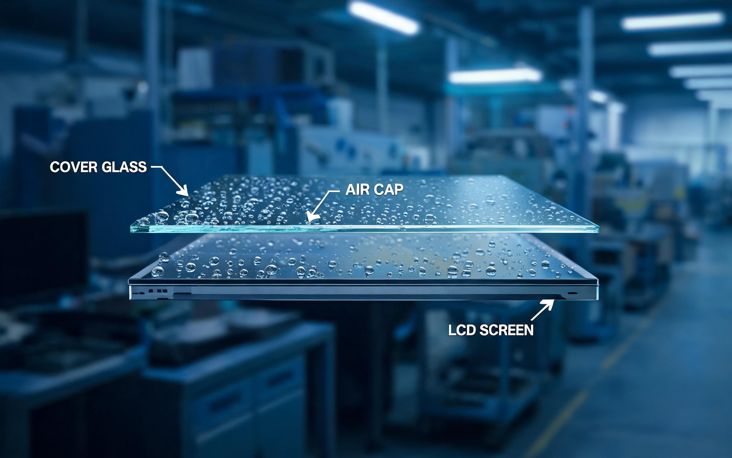 Waterproof Industrial Monitors with Anti-Fog Optical Bonding