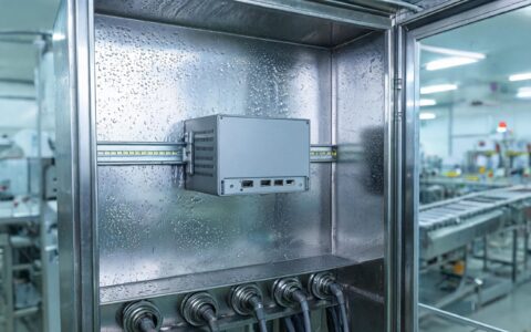 Sealed control cabinet housing an embedded industrial pc where pressure cycling drives gasket breathing