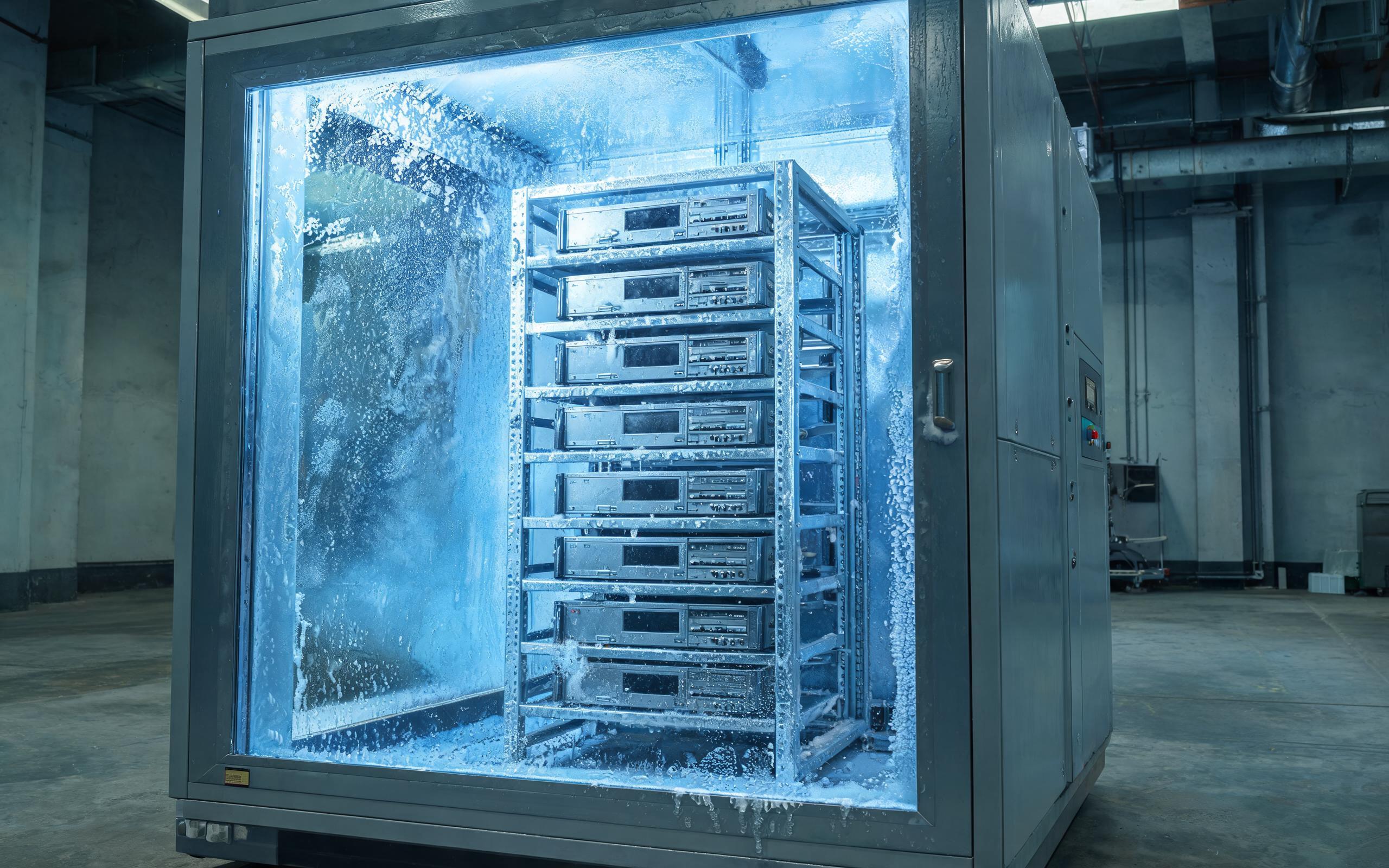 Thermal Cycling of Soldered Flash Storage Thermal cycle chamber running industrial panel computers with soldered flash storage