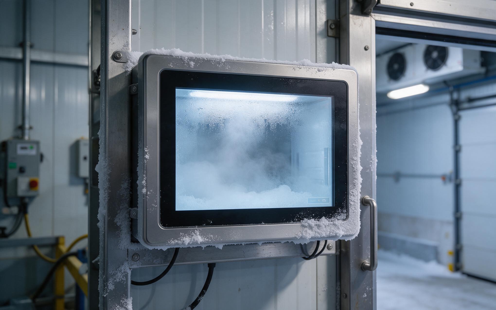 Heater Films in Cold Storage Industrial Touchscreen Monitors