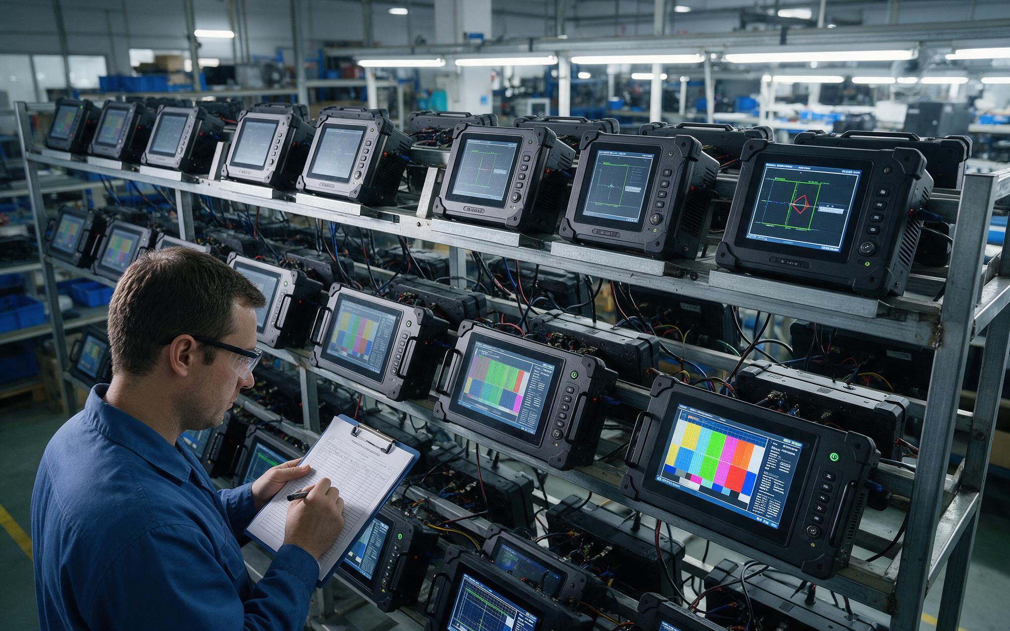 Burn-in records as audit evidence Burn-in rack evidence reviewed for an industrial panel pc supplier quality assessment