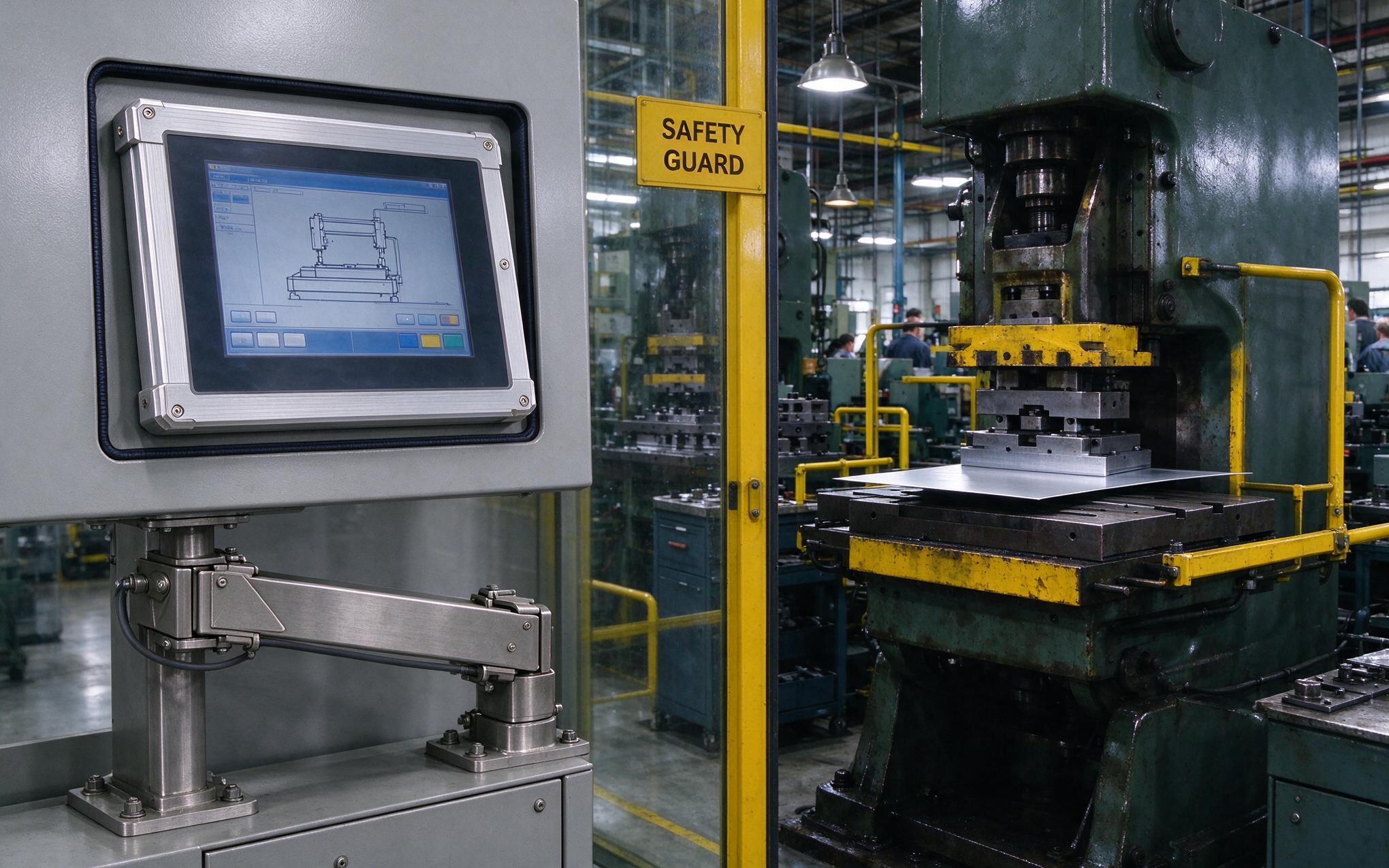 Industrial Touch Screen Monitor Accuracy in Press Shops